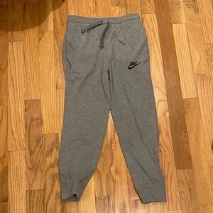 Nike Kids Charcoal Gray Joggers Size Small
